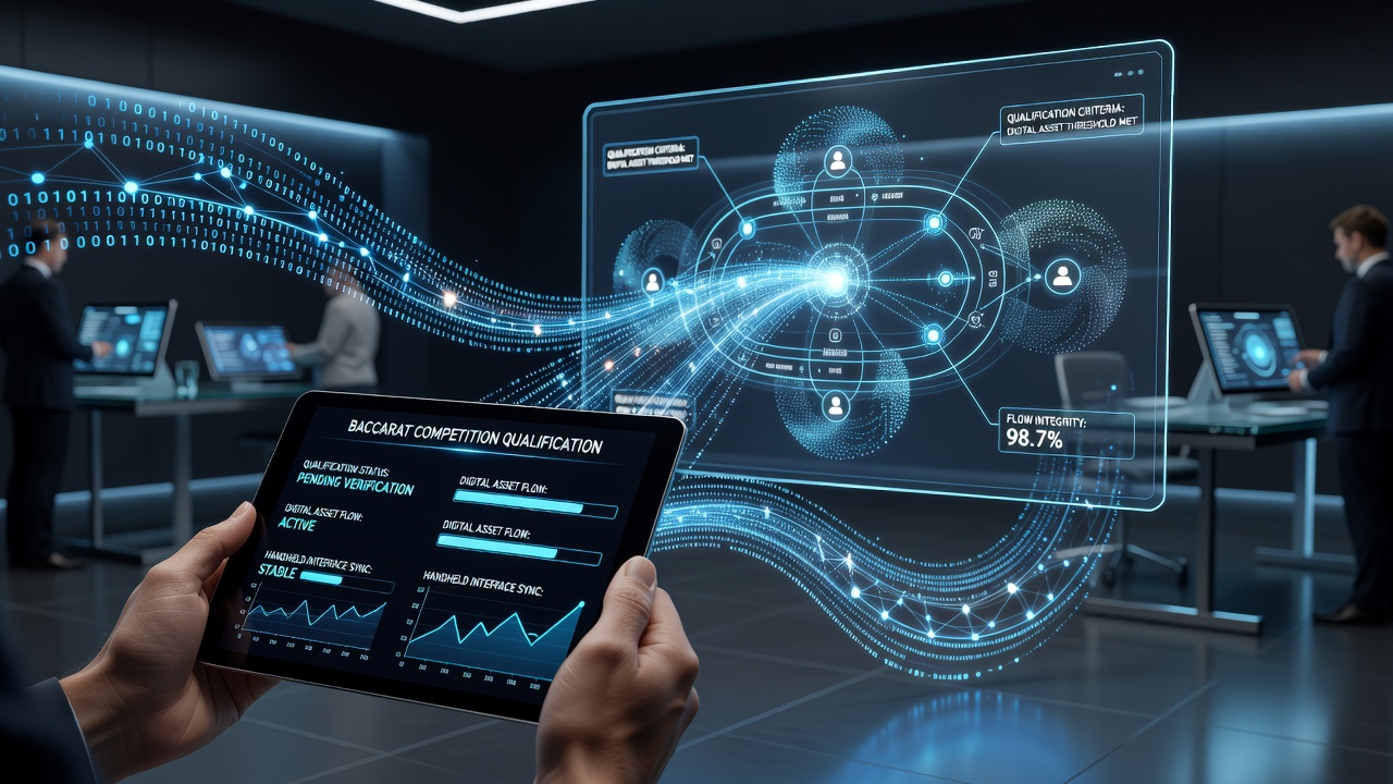 Digital asset transaction flow visualized within a casino mobile application